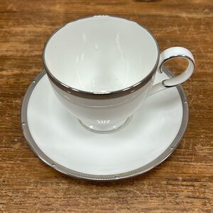 Noritake Rochelle Platinum Cup & Saucer. KK165